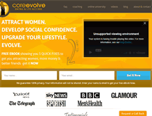 Tablet Screenshot of coreevolve.com